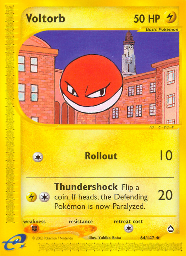 Voltorb — illustrated card