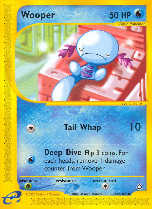 Wooper — illustrated card