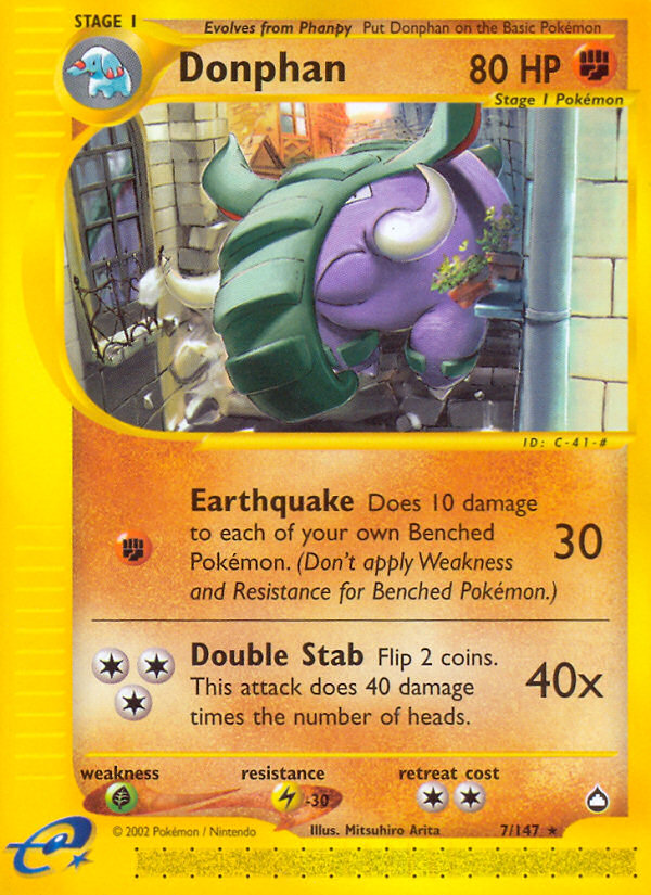 Donphan — illustrated card