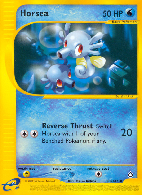 Horsea — illustrated card