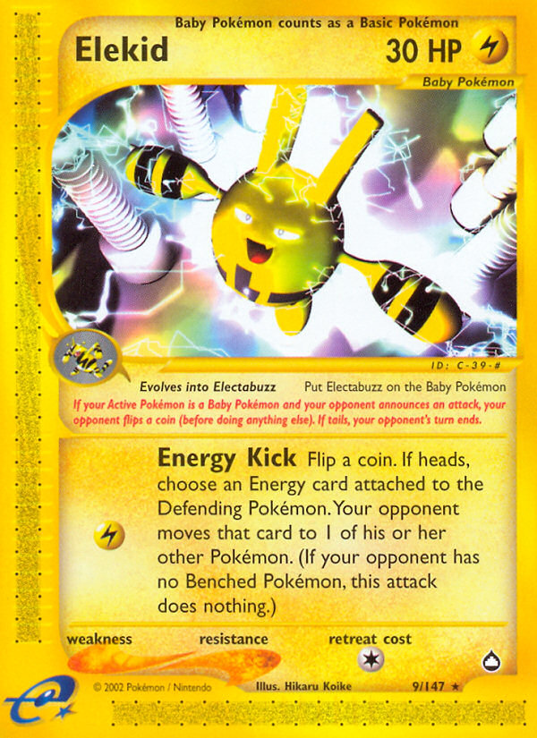 Elekid — illustrated card