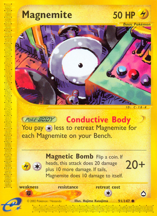 Magnemite — illustrated card