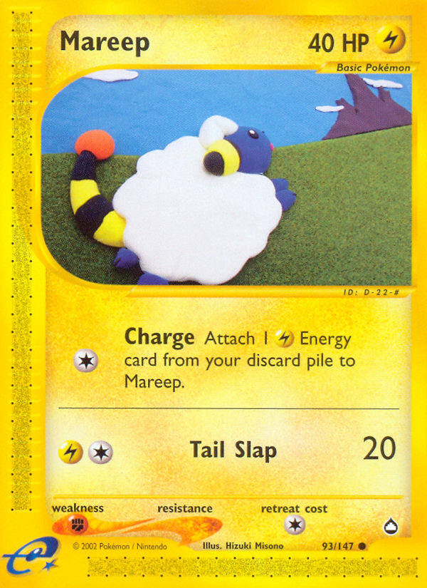 Mareep — illustrated card
