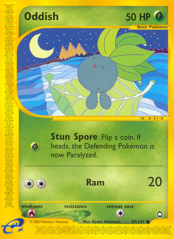 Oddish — illustrated card