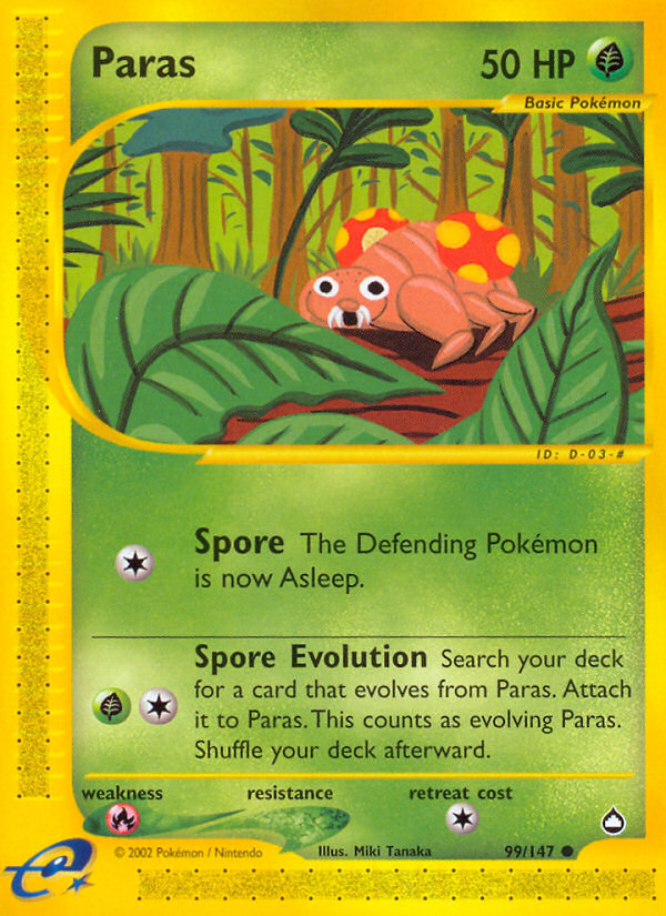 Paras — illustrated card