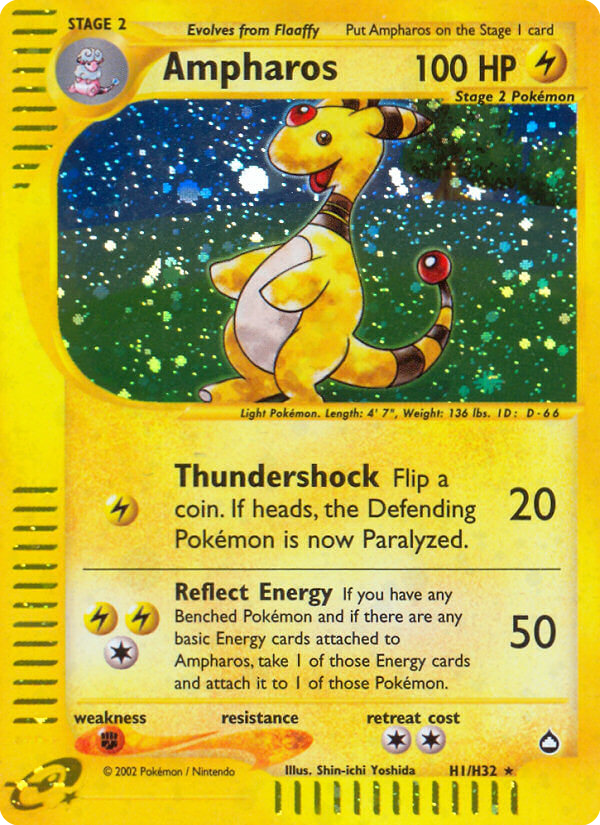 Ampharos — illustrated card