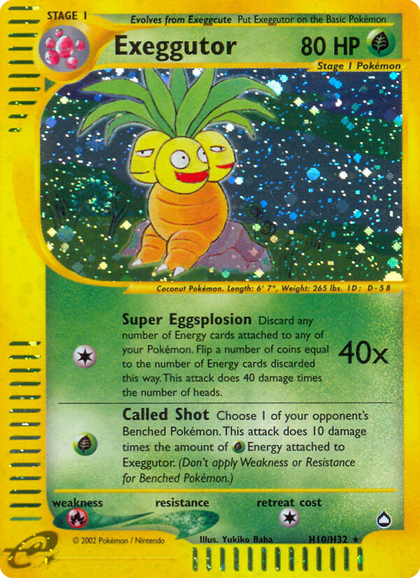 Exeggutor — illustrated card