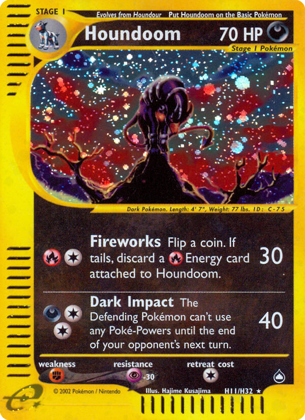 Houndoom — illustrated card