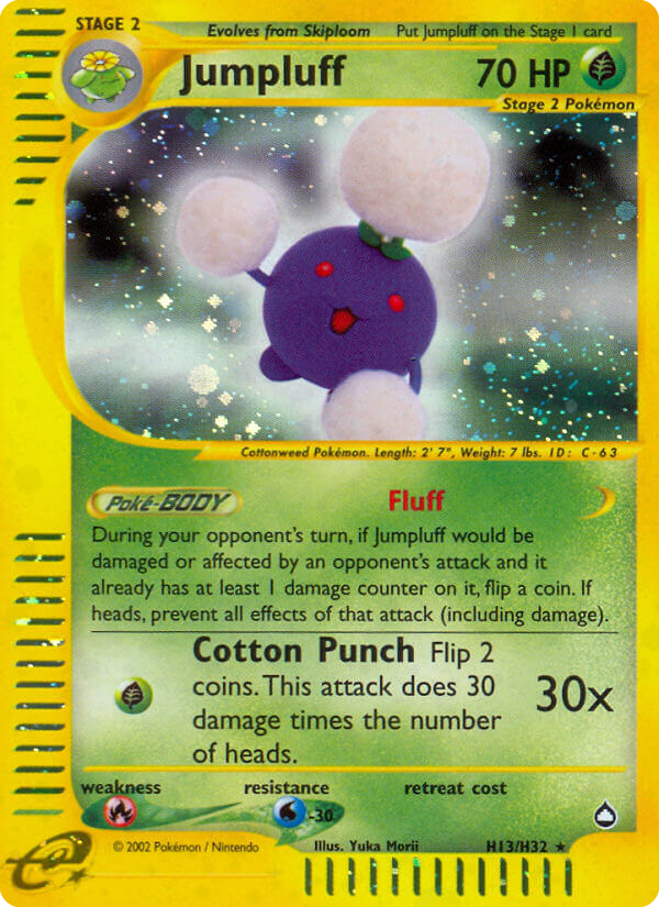 Jumpluff — illustrated card
