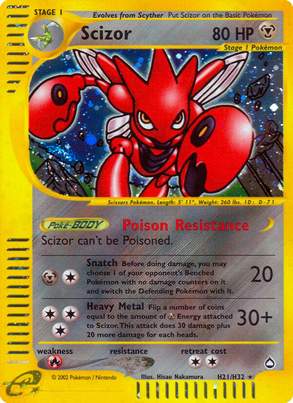 Scizor — illustrated card