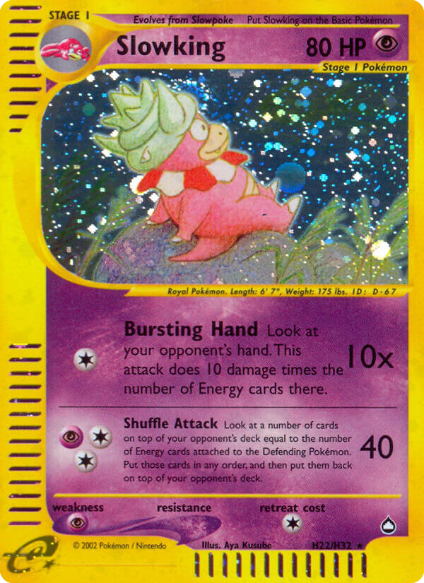 Slowking — illustrated card