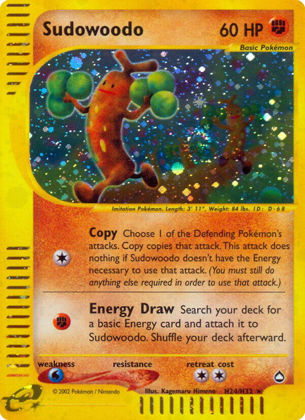 Sudowoodo — illustrated card
