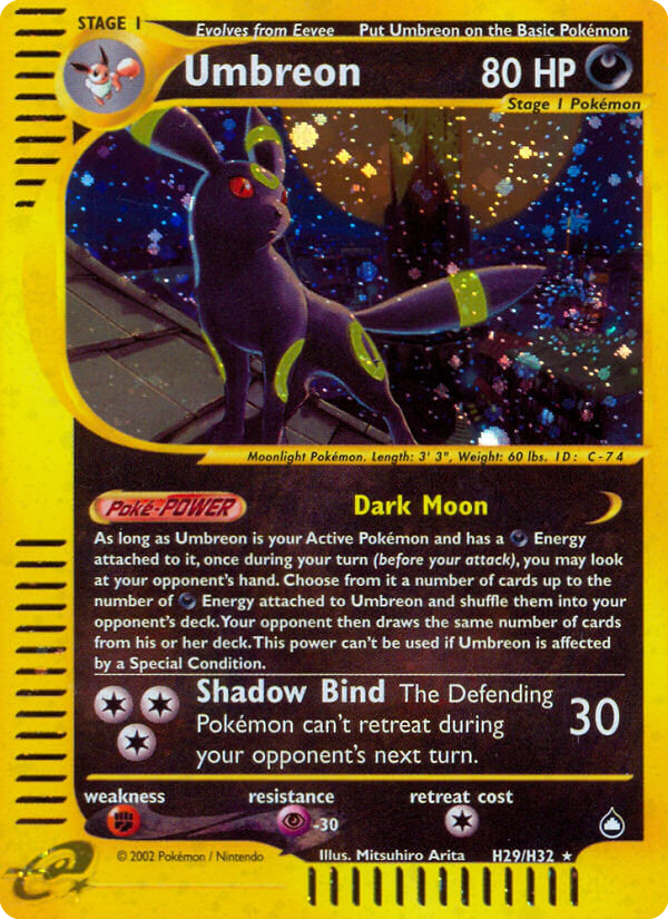 Umbreon — illustrated card