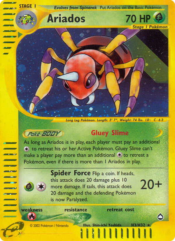 Ariados — illustrated card