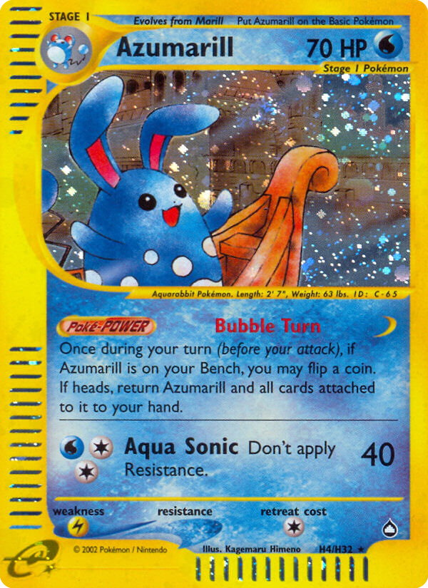 Azumarill — illustrated card