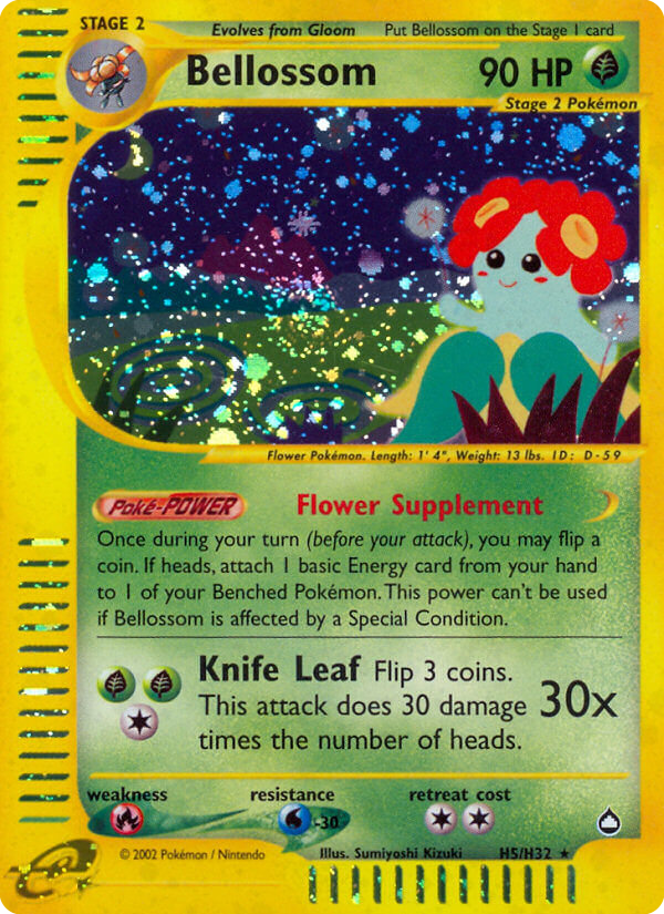 Bellossom — illustrated card