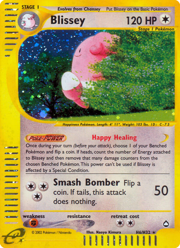 Blissey — illustrated card