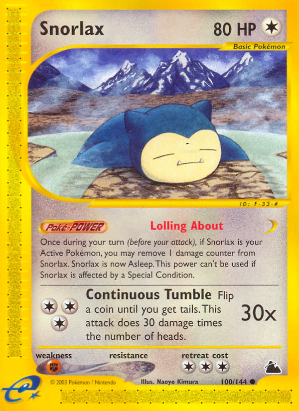Snorlax — illustrated card