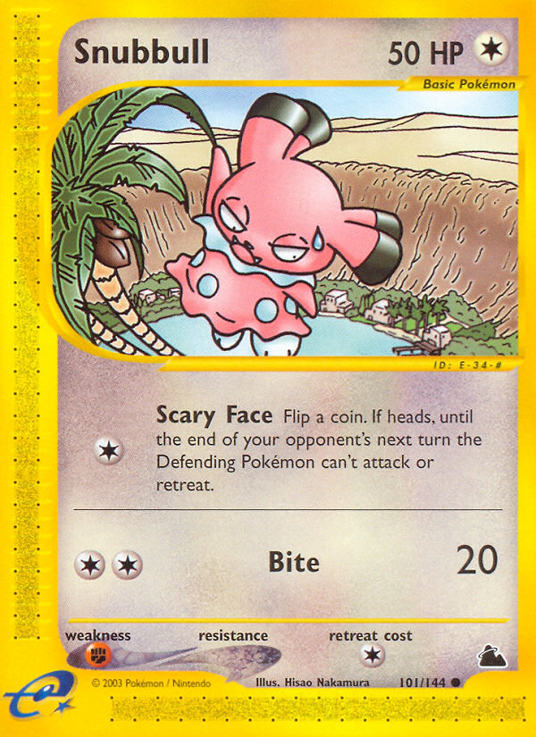 Snubbull — illustrated card