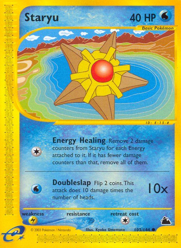 Staryu — illustrated card