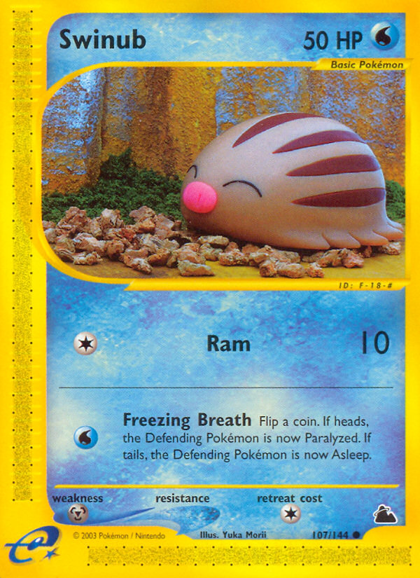 Swinub — illustrated card