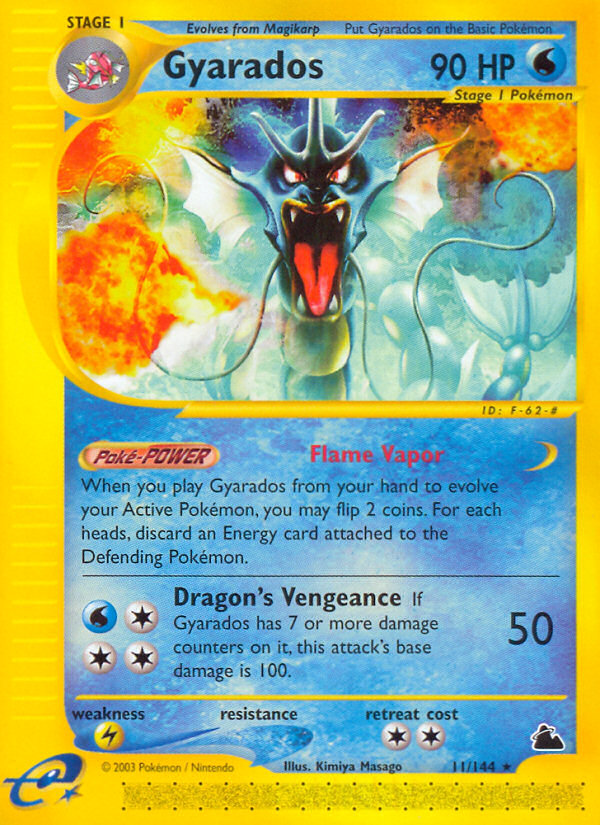 Gyarados — illustrated card