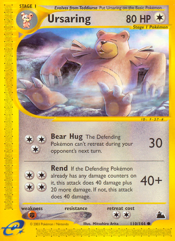 Ursaring — illustrated card