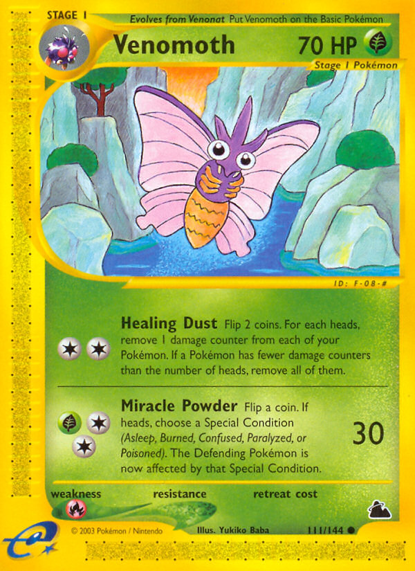 Venomoth — illustrated card