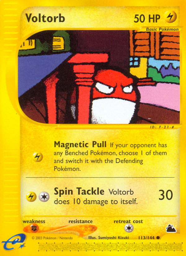 Voltorb — illustrated card