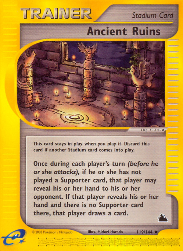 Ancient Ruins — illustrated card