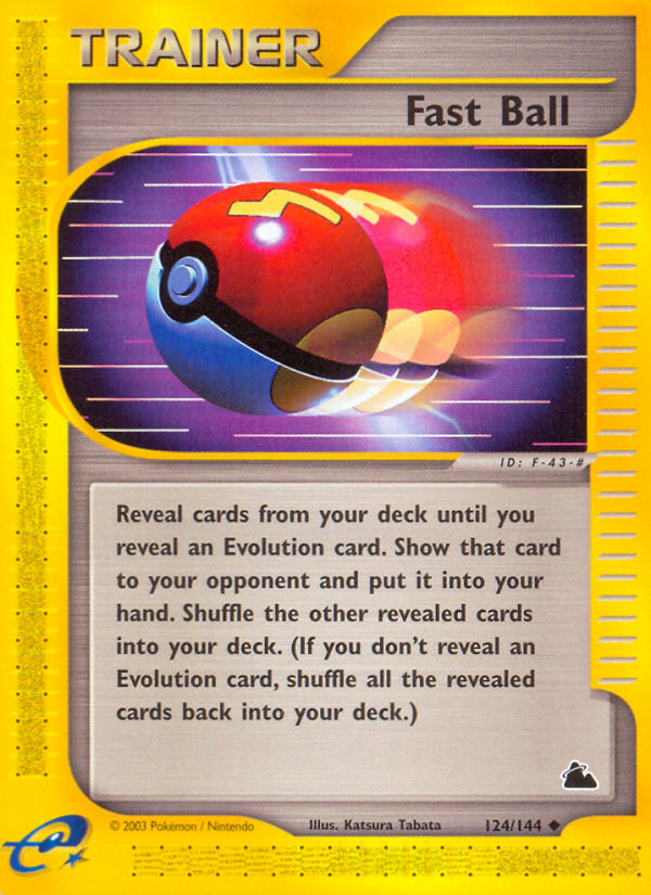 Fast Ball — illustrated card