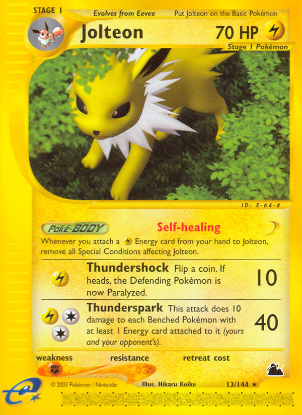 Jolteon — illustrated card