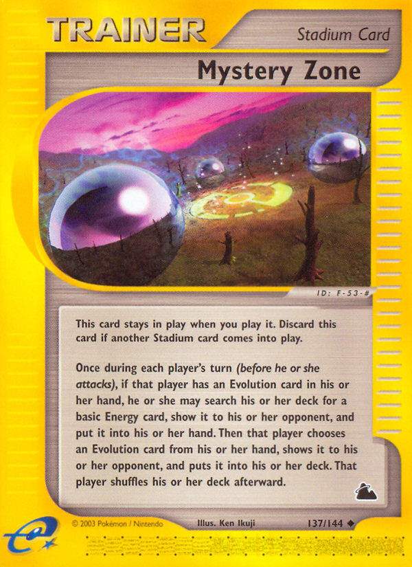 Mystery Zone — illustrated card