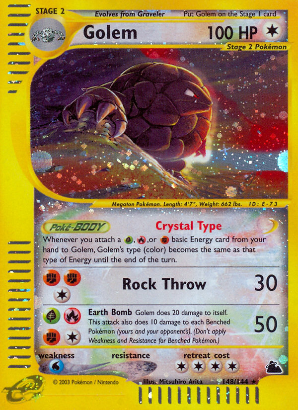 Golem — illustrated card