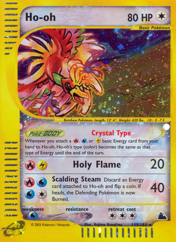 Ho-oh — illustrated card