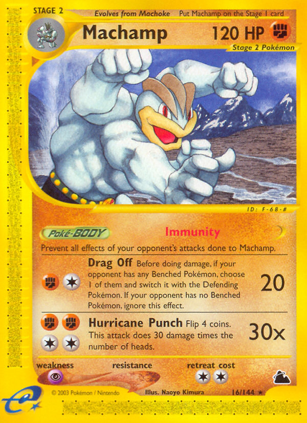 Machamp — illustrated card