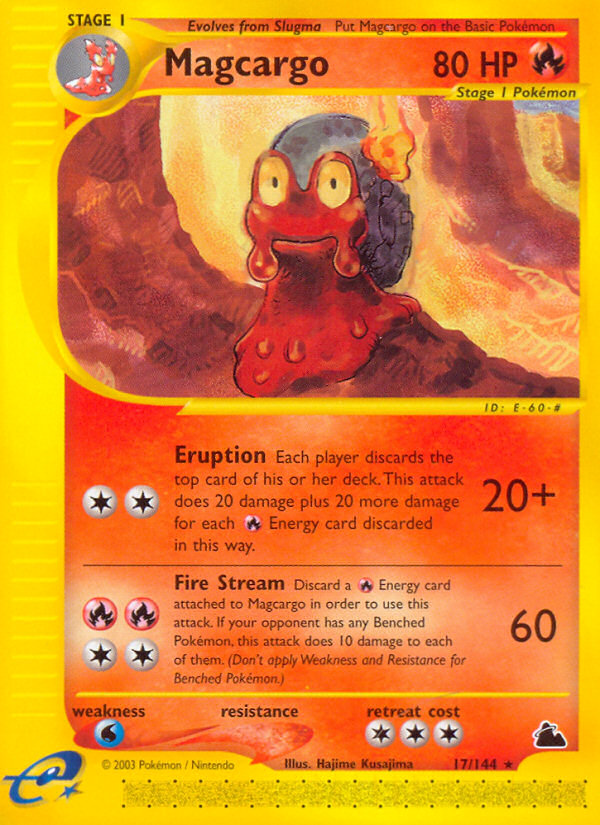 Magcargo — illustrated card