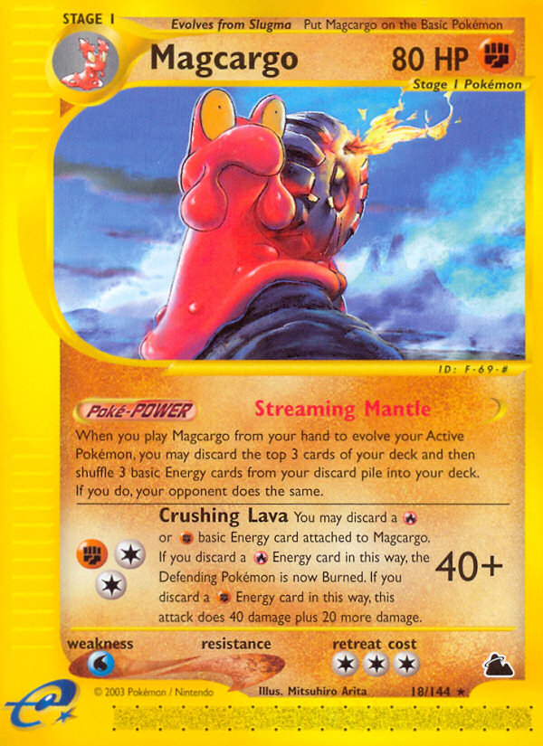 Magcargo — illustrated card
