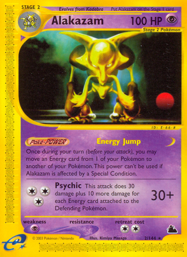 Alakazam — illustrated card