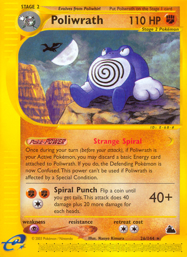 Poliwrath — illustrated card