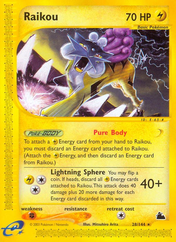 Raikou — illustrated card