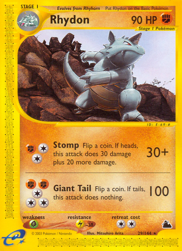 Rhydon — illustrated card