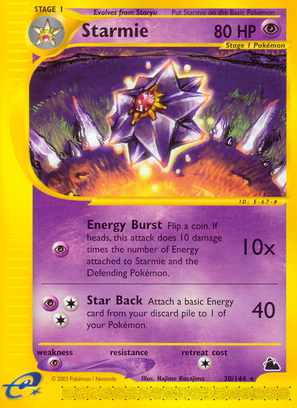 Starmie — illustrated card