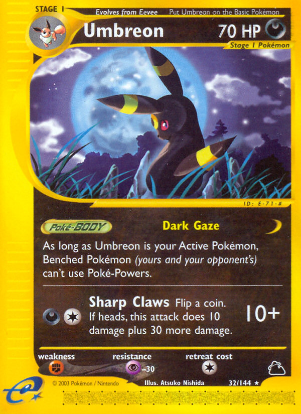 Umbreon — illustrated card
