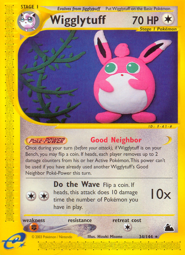 Wigglytuff — illustrated card
