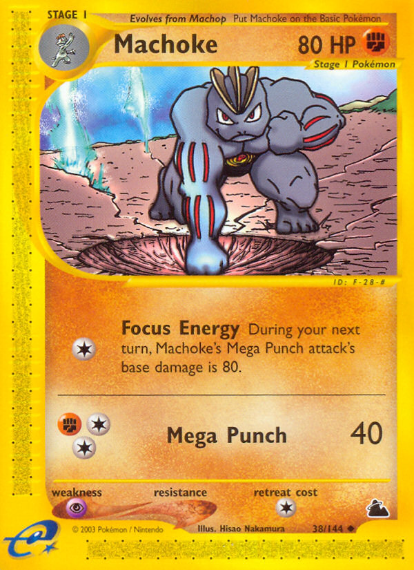 Machoke — illustrated card