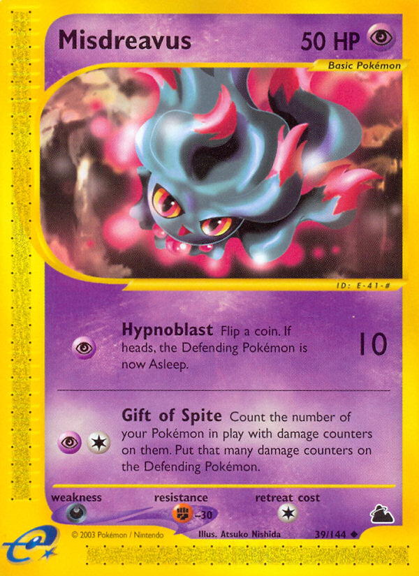 Misdreavus — illustrated card