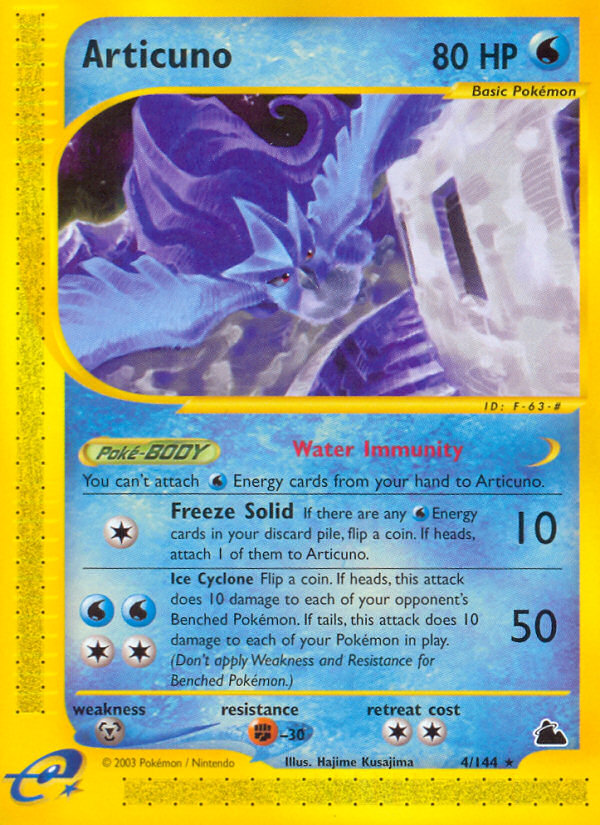 Articuno — illustrated card