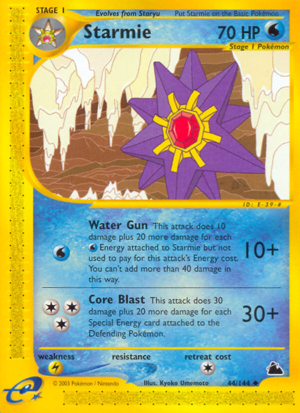 Starmie — illustrated card