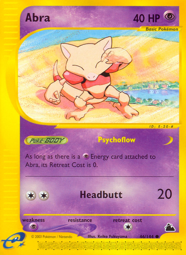 Abra — illustrated card